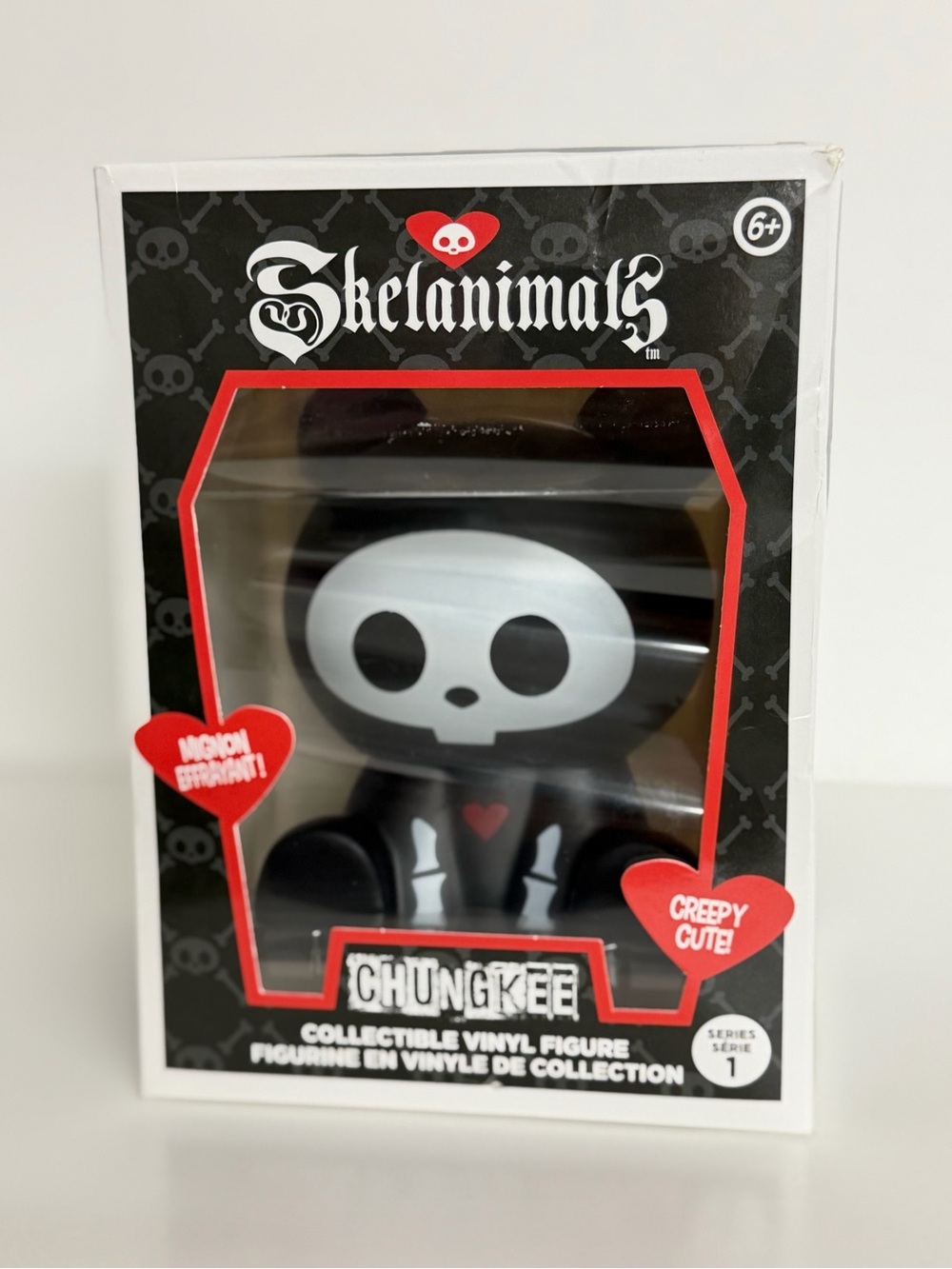 Animal Skelanimals Black and White Vinyl Figure - Chungkfee